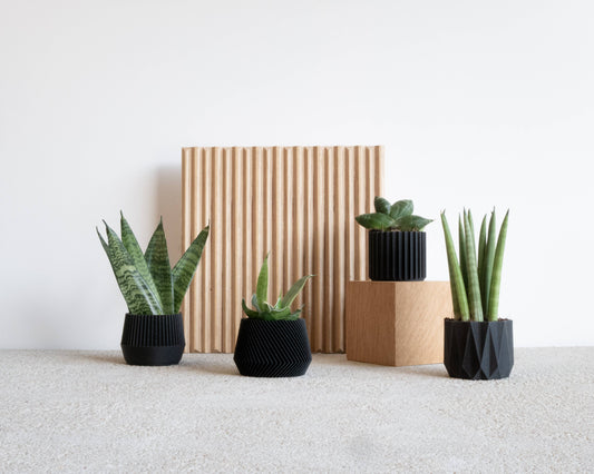 Mini Black Planters