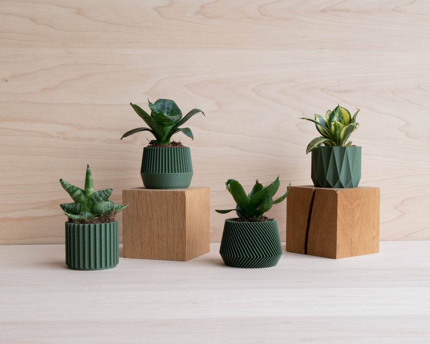 Origami Green Planter