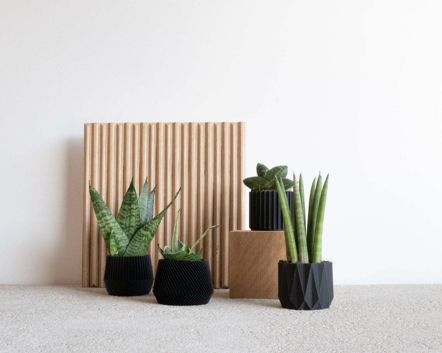 Mini Black Planters