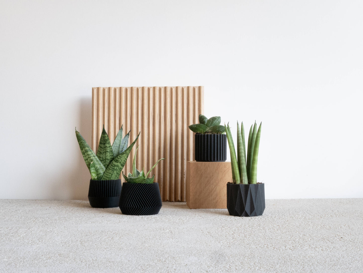 Mini Black Planters