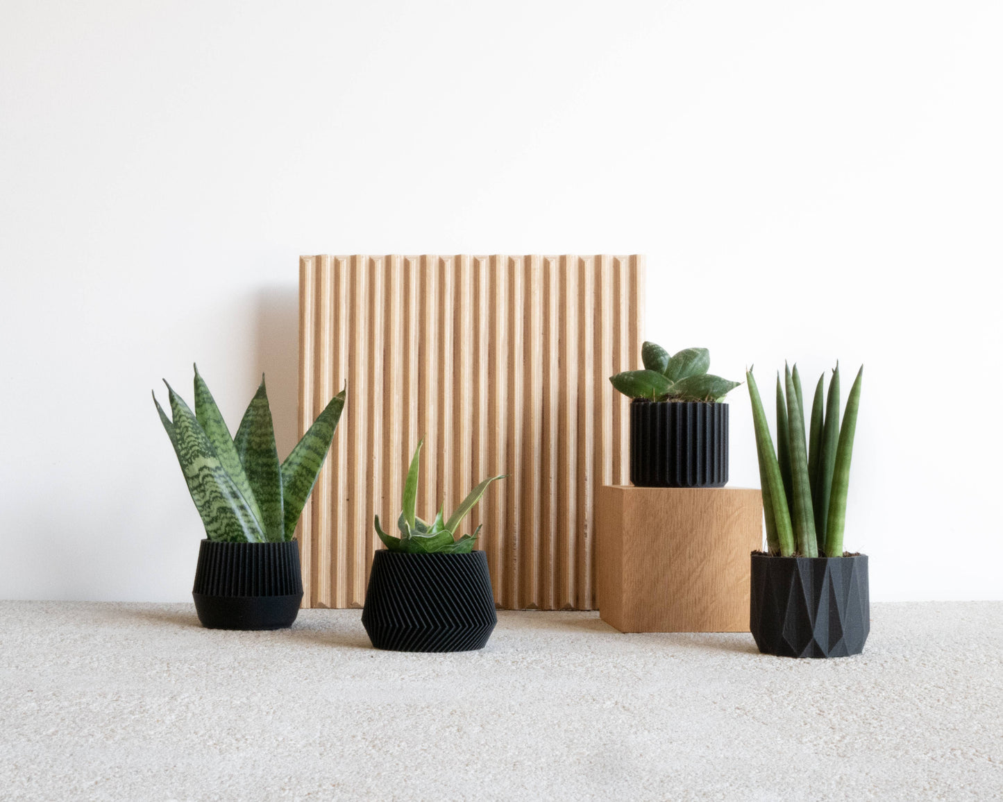 Mini Black Planters