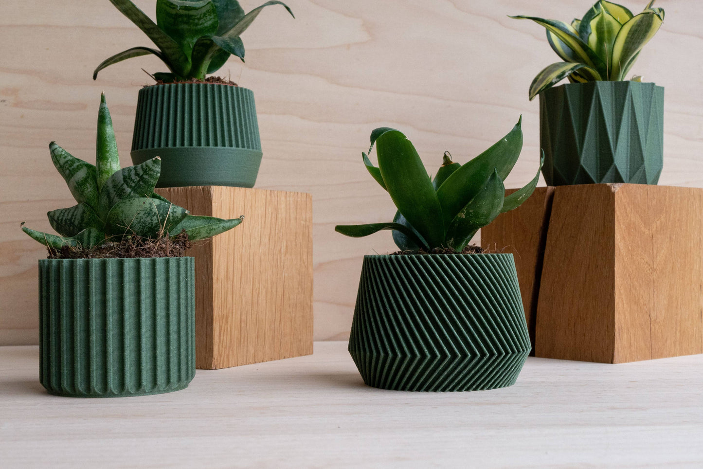 Origami Green Planter