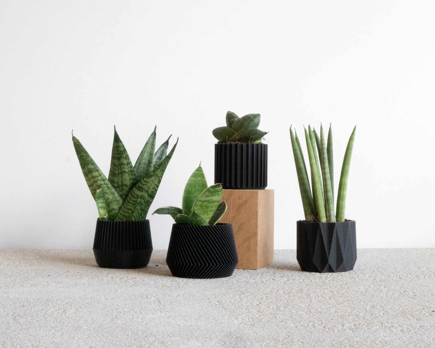 Mini Black Planters