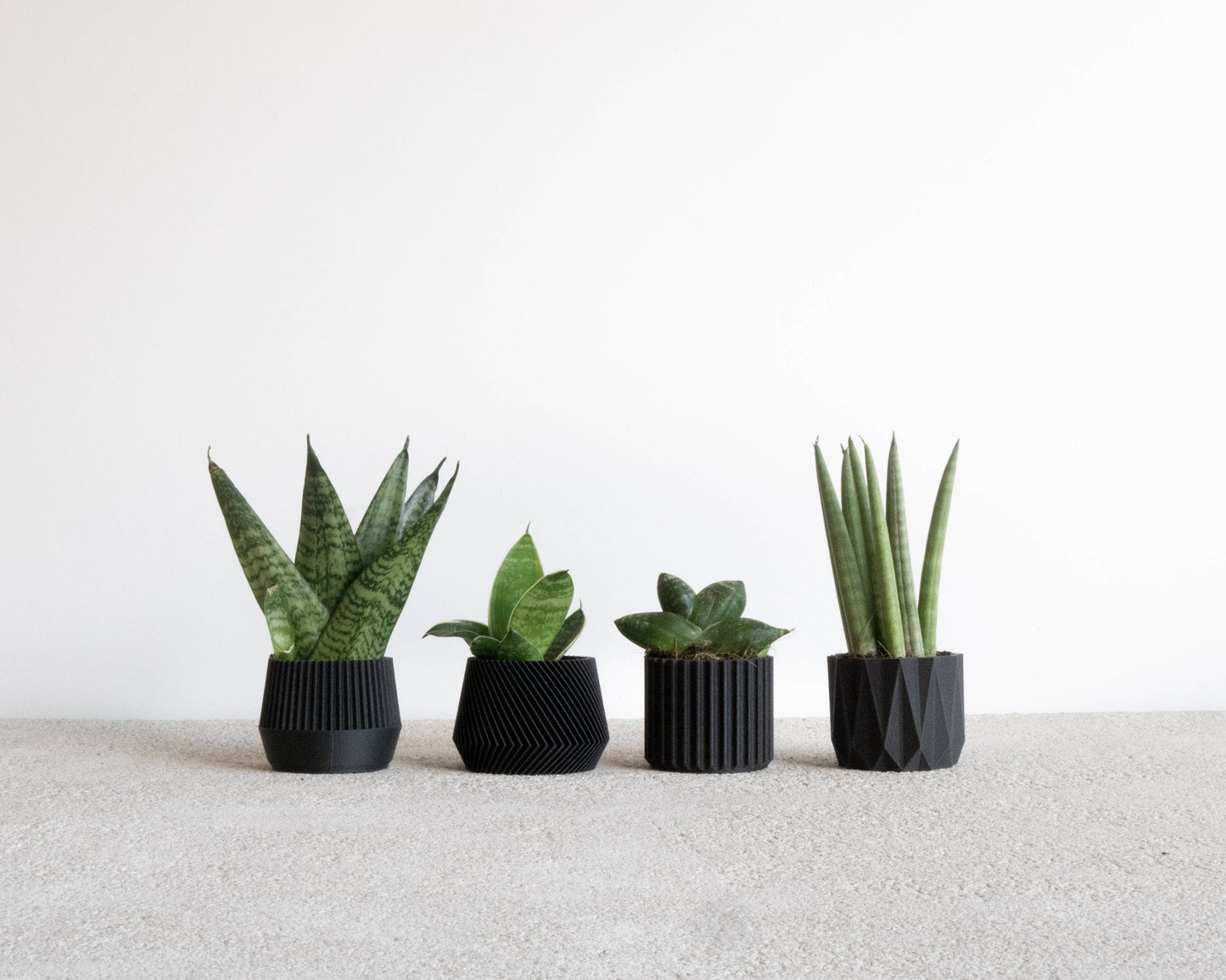 Mini Black Planters